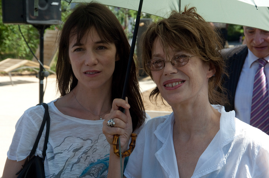 Jane Birkin a její dcera Charlotte Gainsbourg