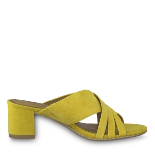 Tamaris žluté pantofle