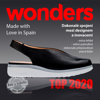 Wonders - dámská obuv - černá